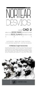 CARTAZ exposição NORTERAR DESVIOS segunda edição layout Daniel de Carvalho